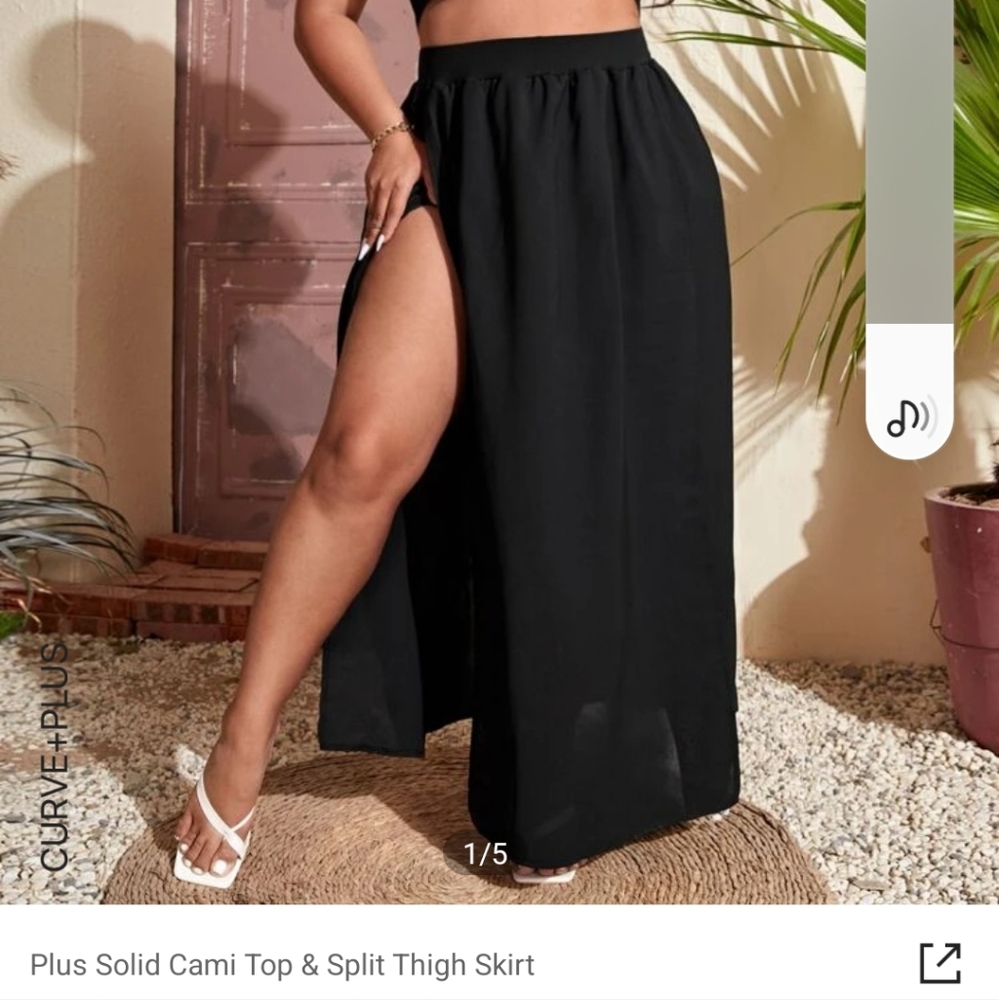 Split Thigh Skirt - image 7